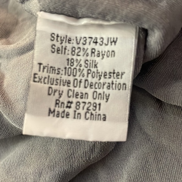 Johnny Was  Tilda Velvet V-Neck PonchoTunic “Storm Grey” NWT oversized - Picture 13 of 13